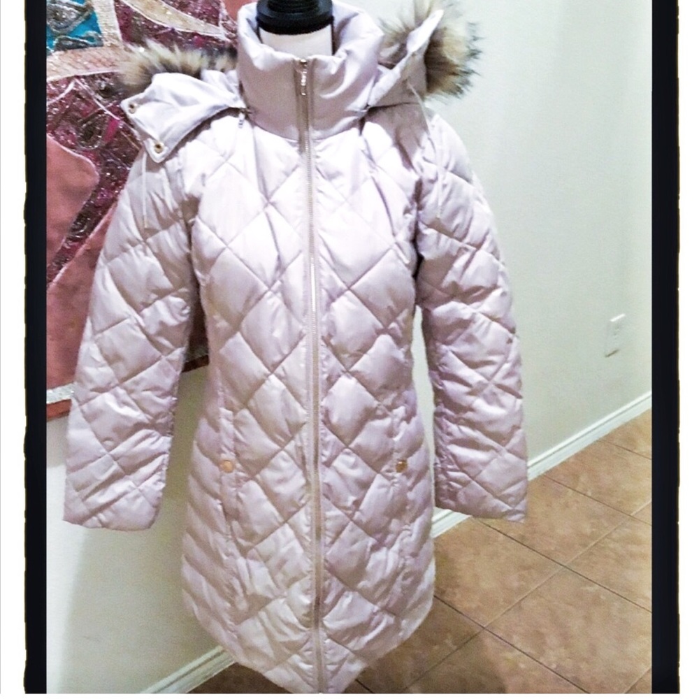 Kenneth Cole Reaction Frost Down Puffer Coat - Picture 2 of 6